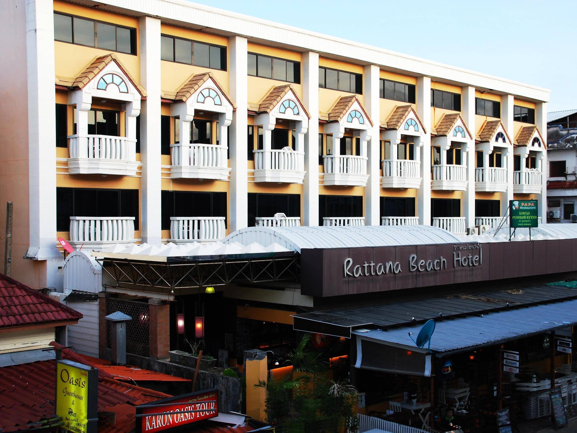 Rattana Beach Hotel Карон Экстерьер фото